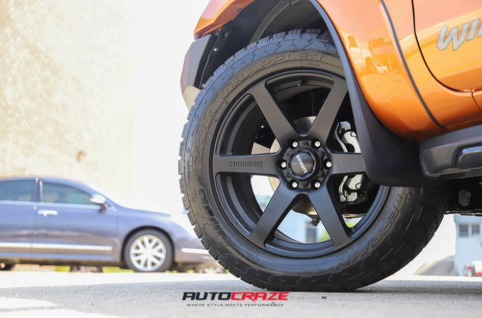 FORD RANGER S6 MATTE BLACK